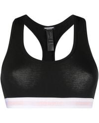 DSquared² - Logo-Waistband Sports Bra - Lyst