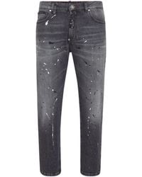 Philipp Plein 'illegal Fight Club' Jeans in Blue for Men | Lyst