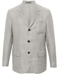 Corneliani - Stand-Up Collar Single-Breasted Blazer - Lyst