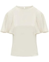 MICHAEL Michael Kors - Cape-Sleeve Top - Lyst