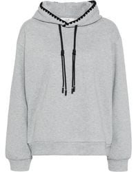B+ AB - Felpa Con Cappuccio E Dettaglio A Contrasto - Lyst