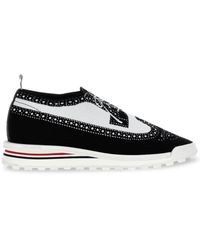 Thom Browne - Sneakers mit Trompe-l'oeil-Effekt - Lyst