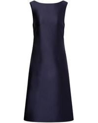 Alberta Ferretti - Jurk Van Zijde-Satijn - Lyst