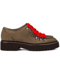 Doucal's - Derbies En Cuir À Fermoir Crochet - Lyst
