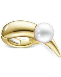 Tasaki - 18Kt Collection Line Danger Horn Pearl Ear Cuff - Lyst