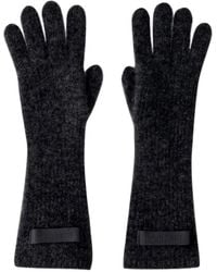 Jacquemus - Ribbed-Knit Wool Gloves - Lyst