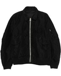 Sacai - Zip-Up Bomber Jacket - Lyst