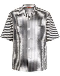 Barena - Striped Seersucker Shirt - Lyst
