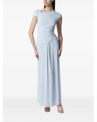 ROTATE BIRGER CHRISTENSEN - Maxi Asymmetric Dress Light - Lyst
