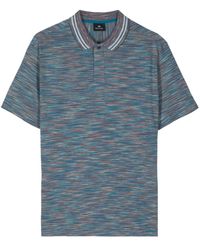 PS by Paul Smith - Space-dye Cotton Polo Shirt - Lyst