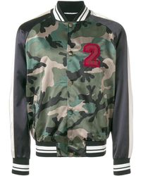 Valentino Garavani - Camouflage Bomber Jacket - Lyst