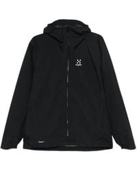 Haglöfs - Hooded Logo-Print Jacket - Lyst