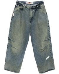 PDF - Front-Pleat Jeans - Lyst