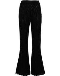 Missoni - Zigzag-woven Flared Trousers - Lyst