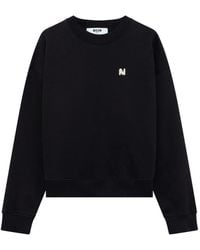 MSGM - Logo-Patch Sweatshirt - Lyst
