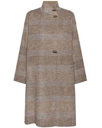 Elena Miro - Check Toggle-Fastening Jacket - Lyst