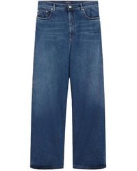 Sportmax - Jeans A Gamba Ampia - Lyst