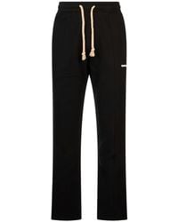 Barrow - Logo-Print Rope-Drawstring Track Pants - Lyst