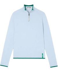 Sunnei - Zip-Neck Sweater - Lyst