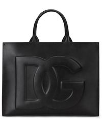 Dolce & Gabbana - Dg Daily Leren Shopper - Lyst