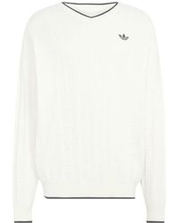 adidas - Sudadera De Punto De Ochos Con Cuello Redondo - Lyst