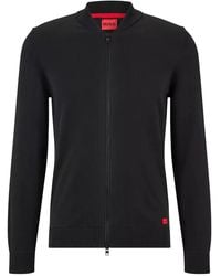 HUGO - San Jaque Zip-Up Sweatshirt - Lyst