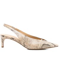 Roberto Del Carlo - Paris Snakeskin-Effect Pumps - Lyst