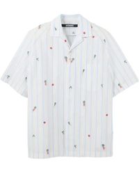 Jacquemus - The Romarin Gestreept Overhemd - Lyst
