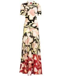 Silvia Tcherassi - Beca Floral-Print Maxi Dress - Lyst