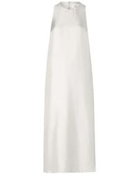 Loulou de Saison - Paloma Twisted Back Midi Dress - Lyst