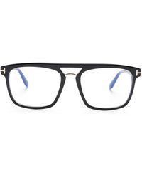 Tom Ford - Rectangle-Frame Glasses - Lyst