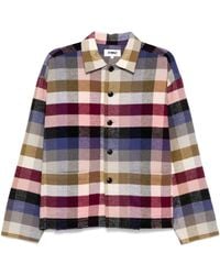 YMC - Check Pattern Shirt - Lyst
