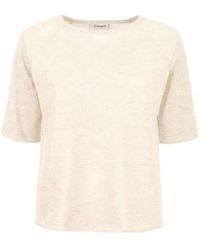 Kangra - Short-Sleeve Rolled-Edge T-Shirt - Lyst