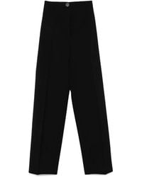 Sportmax - Button-Fastening Wool Trousers - Lyst