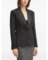 Morgan - Peak-Lapel Buttoned Blazer - Lyst