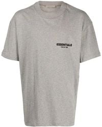Fear Of God - Logo-Print Cotton T-Shirt - Lyst