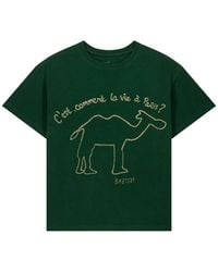 BAZISZT - Kamy Camel-Print T-Shirt - Lyst