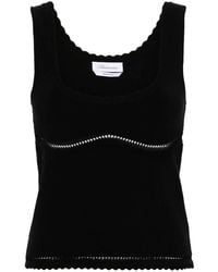 Blumarine - Cut-Out Detailed Tank Top - Lyst