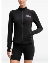 DKNY - Top Met Lange Mouwen En Rits - Lyst