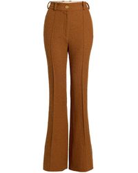 Patou - Ausgestellte Tweed-Hose - Lyst
