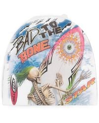 HELLSTAR - Soul Surfer Graphic-Print Beanie Hat - Lyst