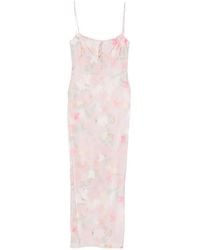 BERNADETTE - Riri Floral-Print Midi Dress - Lyst
