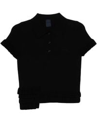 Juun.J - Ruffled-Trim Polo Shirt - Lyst