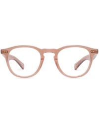 Garrett Leight - Brille Mit Rundem Gestell - Lyst