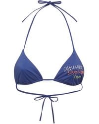 DSquared² - Bikinitop Met Borduurwerk - Lyst
