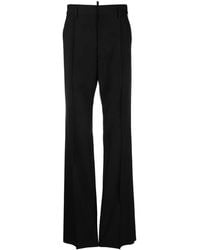 DSquared² - Logo-Embroidered Tailored Trousers - Lyst