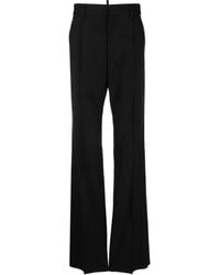 DSquared² - Logo-Embroidered Tailored Trousers - Lyst