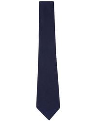 ZEGNA - Textured Silk Tie - Lyst