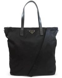 Prada - Tote Bag Mit Triangel-Logo - Lyst