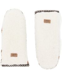 UGG - Braid Suede Mittens - Lyst